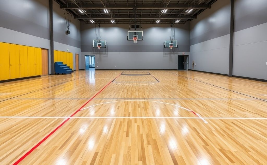 Gym floor maintenance schedule for high traffic areas