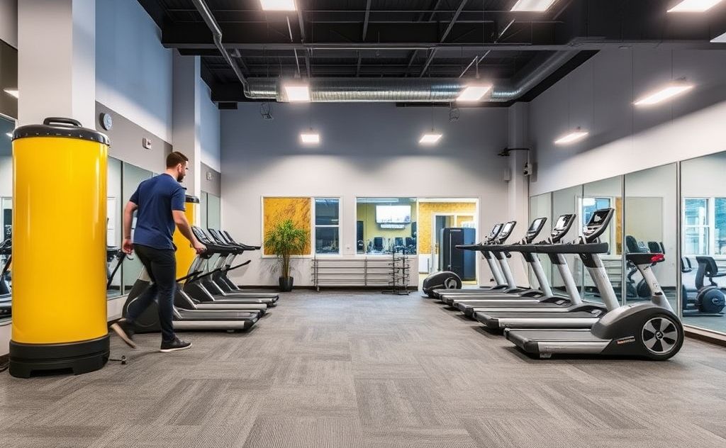 Gym vacuums saving maintenance costs effectively