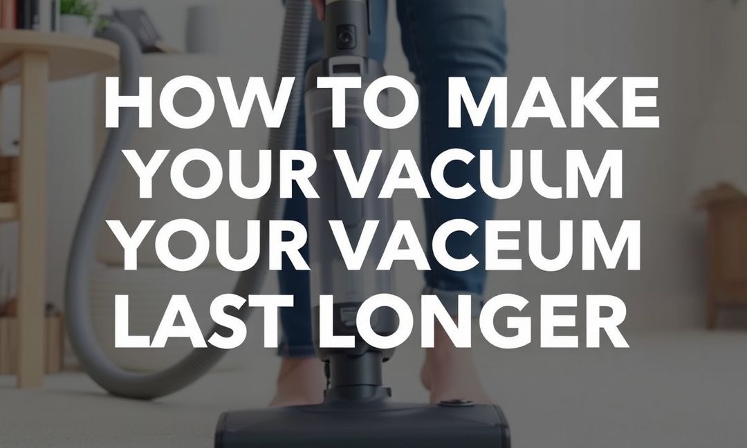 HOW TO MAKE YOUR VACUUM LAST LONGER