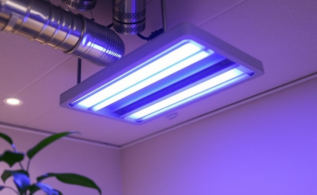 HVAC UV lights improve air quality and efficiency