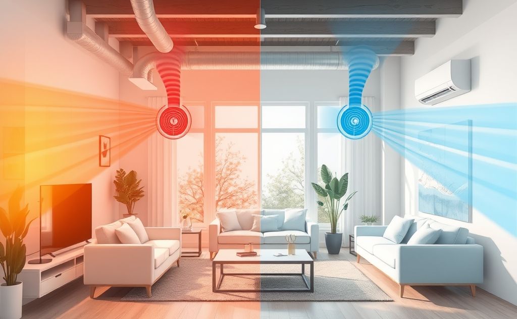 HVAC impact on indoor temperature dynamics