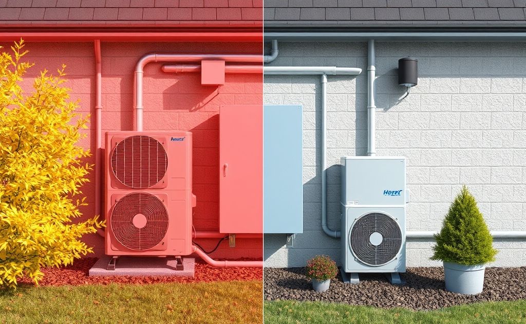 HVAC system adapting to seasonal temperature changes