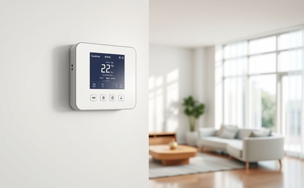 HVAC system controlling room temperature settings