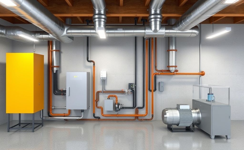HVAC system design with focus on ventilation principles