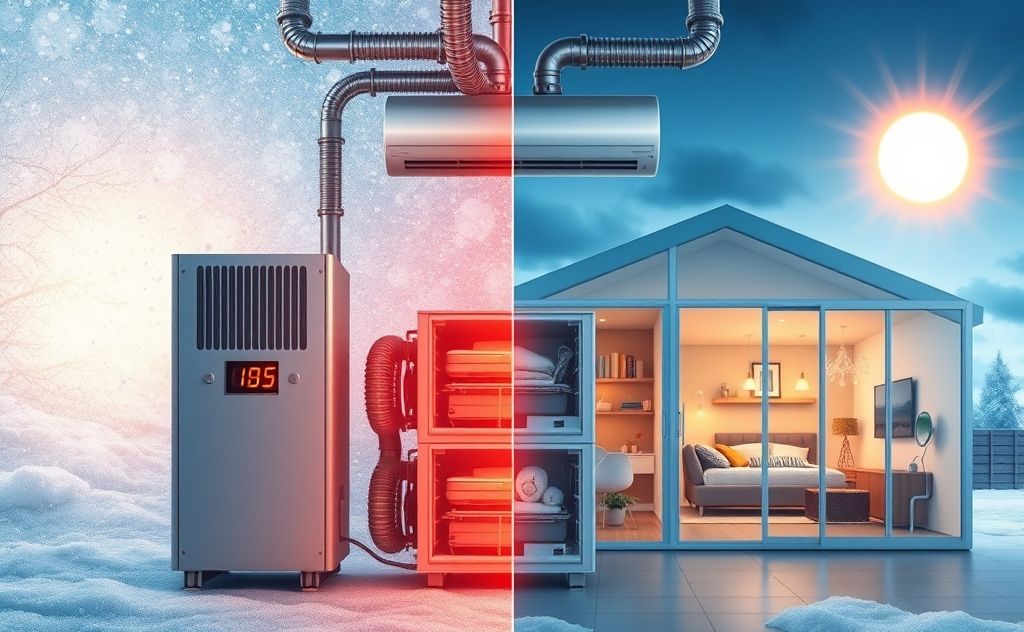 HVAC system efficiency in extreme weather