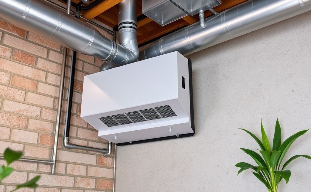 HVAC system improving air quality and comfort