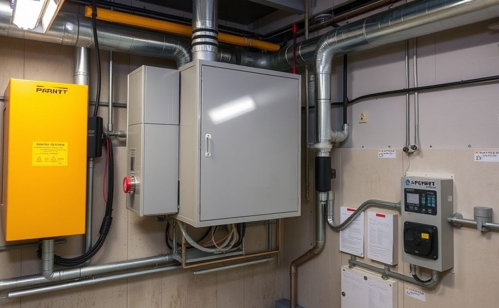 HVAC system managing humidity for sensitive gear