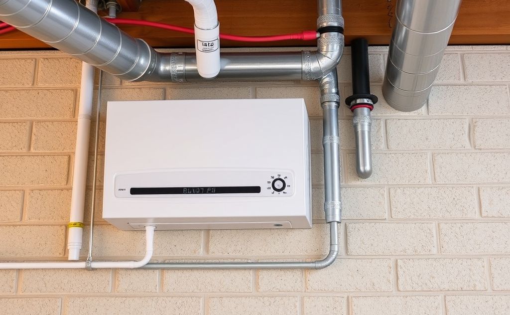 HVAC system managing temperature and air quality