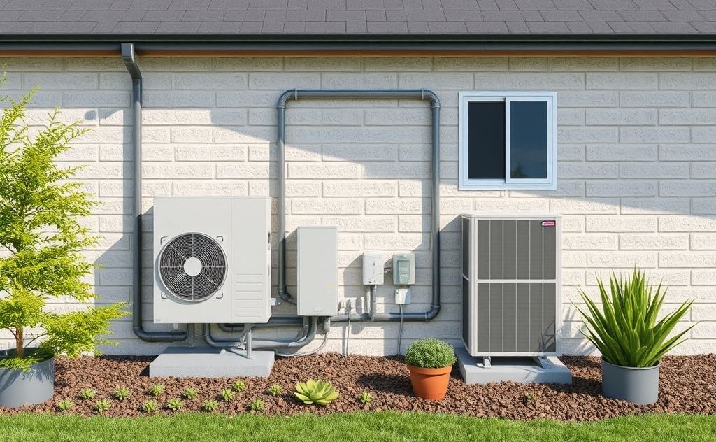 HVAC system placement and energy savings effects
