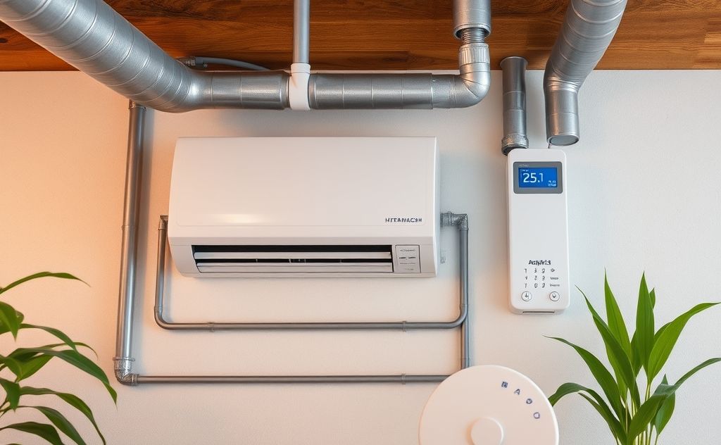 HVAC system regulating indoor temperature efficiently