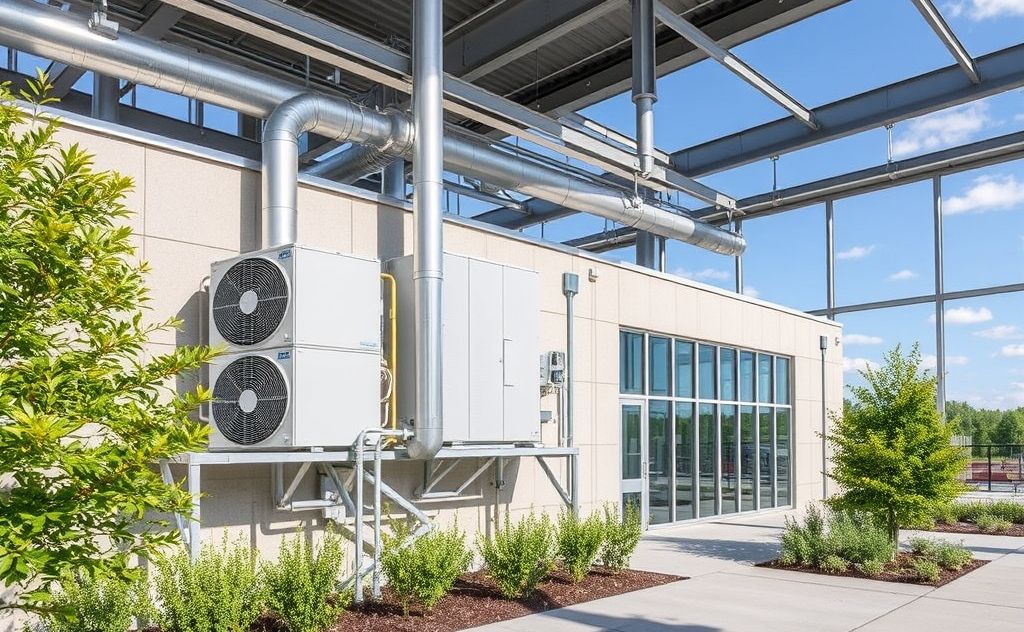 HVAC system supporting green building design