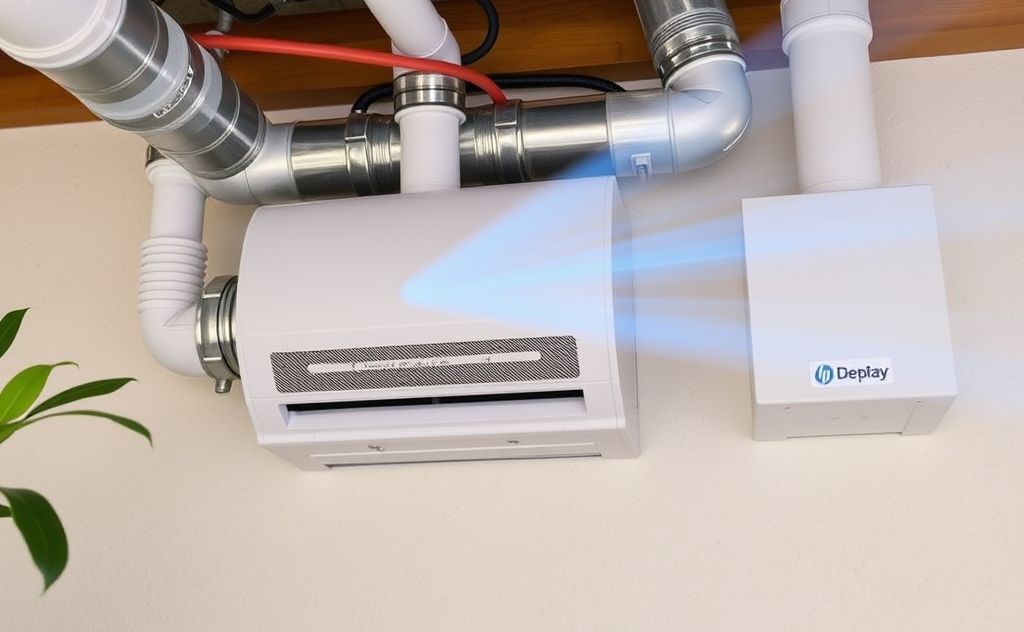 HVAC system with air purifier for pet dander