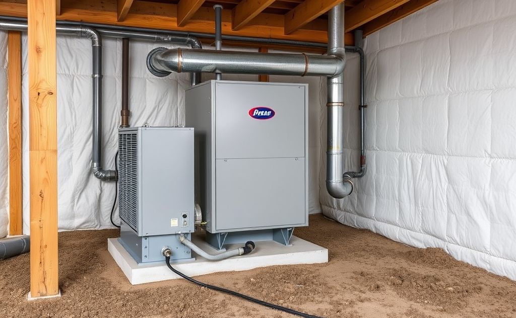 HVAC system with insulated building elements