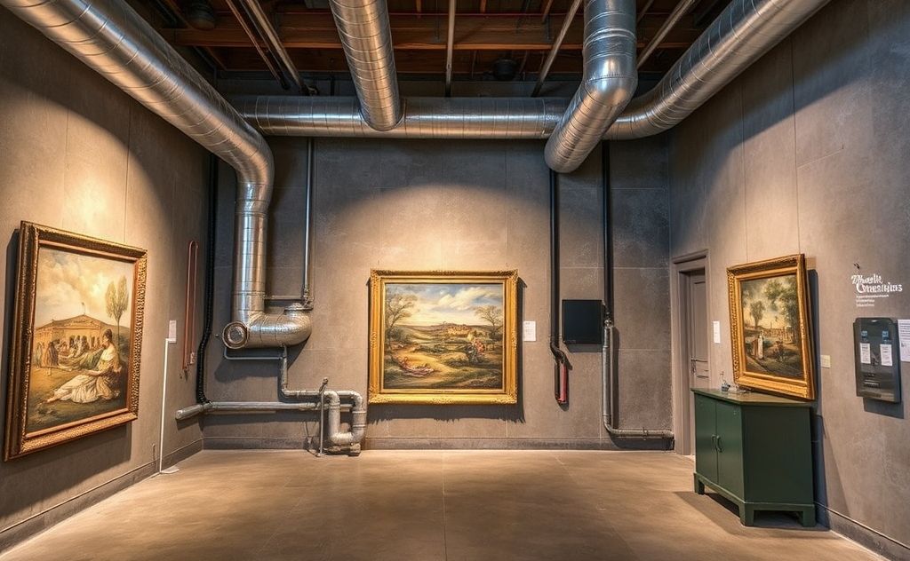 HVAC systems enhancing art preservation techniques