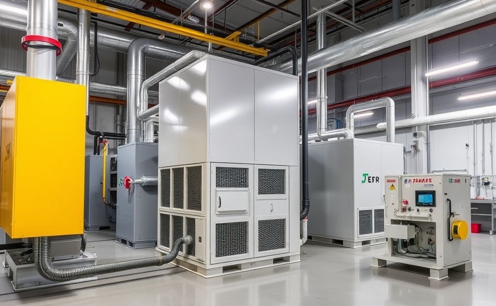HVAC systems ensuring comfort in industrial environments