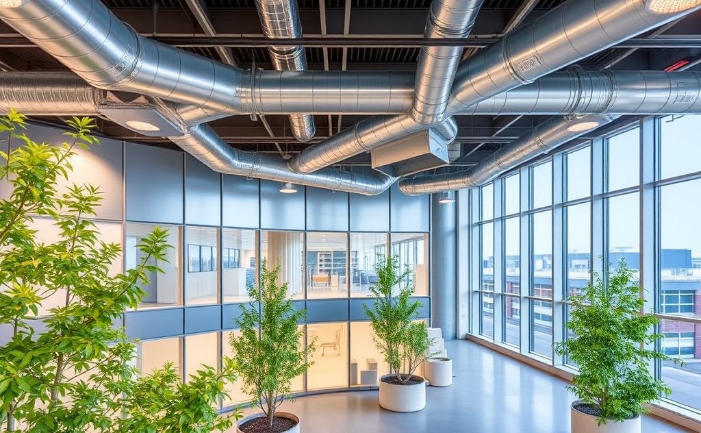 HVAC ventilation in LEED certified buildings benefits