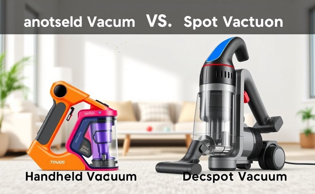 Handheld vacuum versus spot vacuum comparison