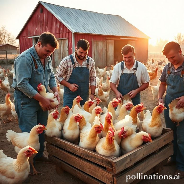 Safe chicken handling methods.