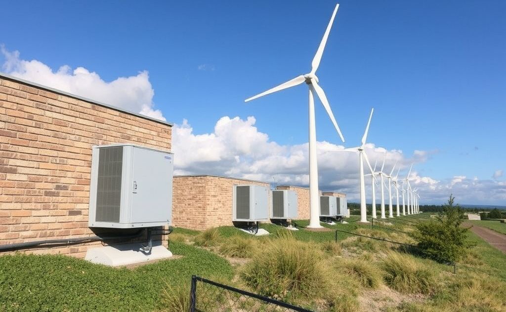 Harnessing wind energy for HVAC efficiency