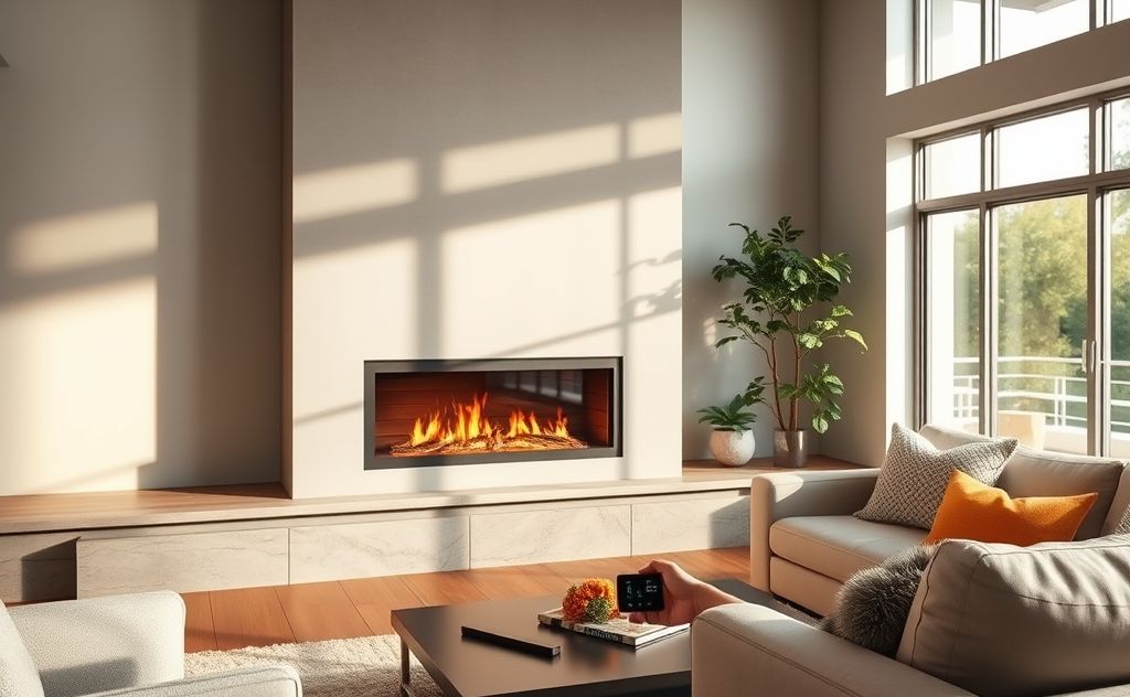 Hassle-free gas fireplace operation and upkeep