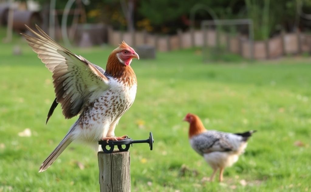 Hawk deterrent strategies for protecting chickens