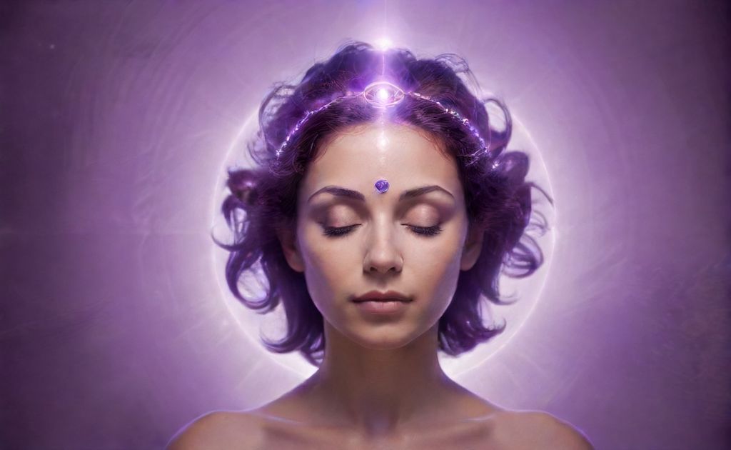 Healing techniques for crown chakra energy