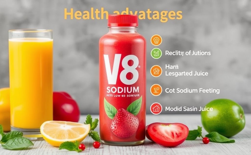Health advantages Low Sodium V8 Juice