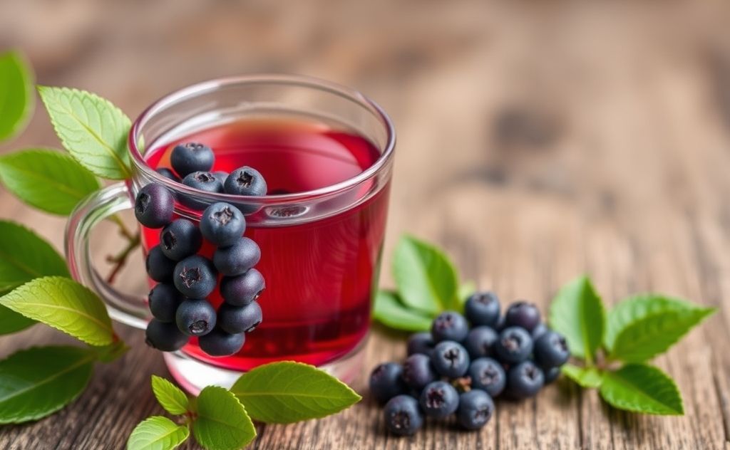 Health benefits huckleberry tea natural remedy