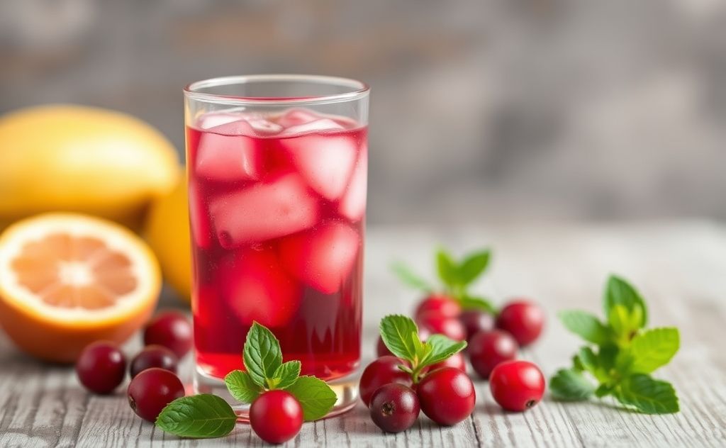 Health benefits low calorie cranberry juice