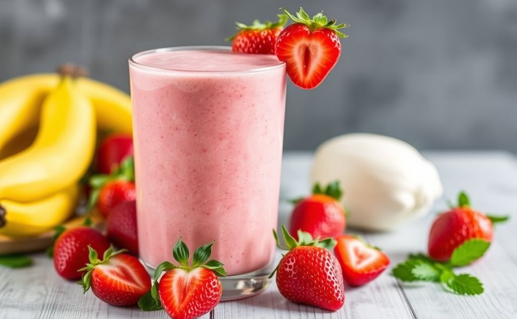 Health benefits of Gladiator Strawberry Smoothie