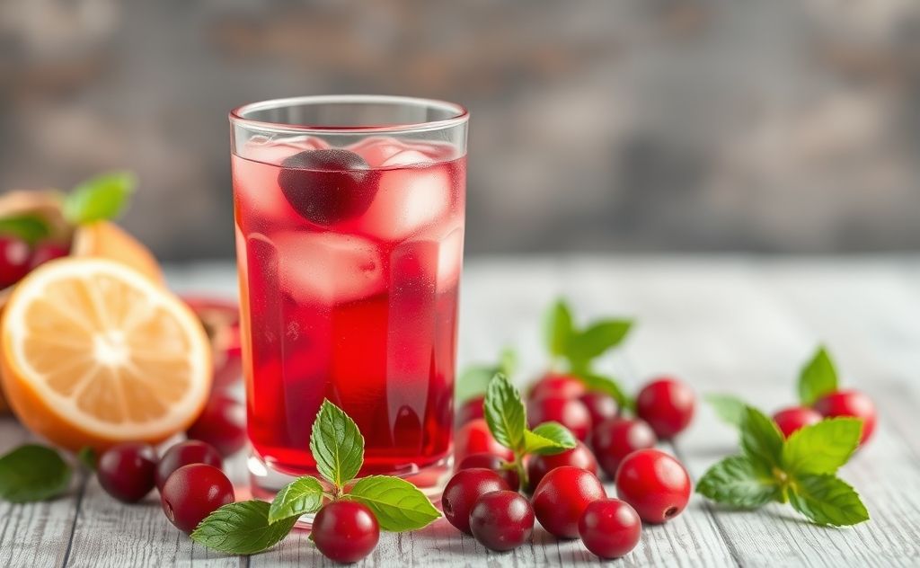Health benefits of cranberry juice rich in Vitamin C