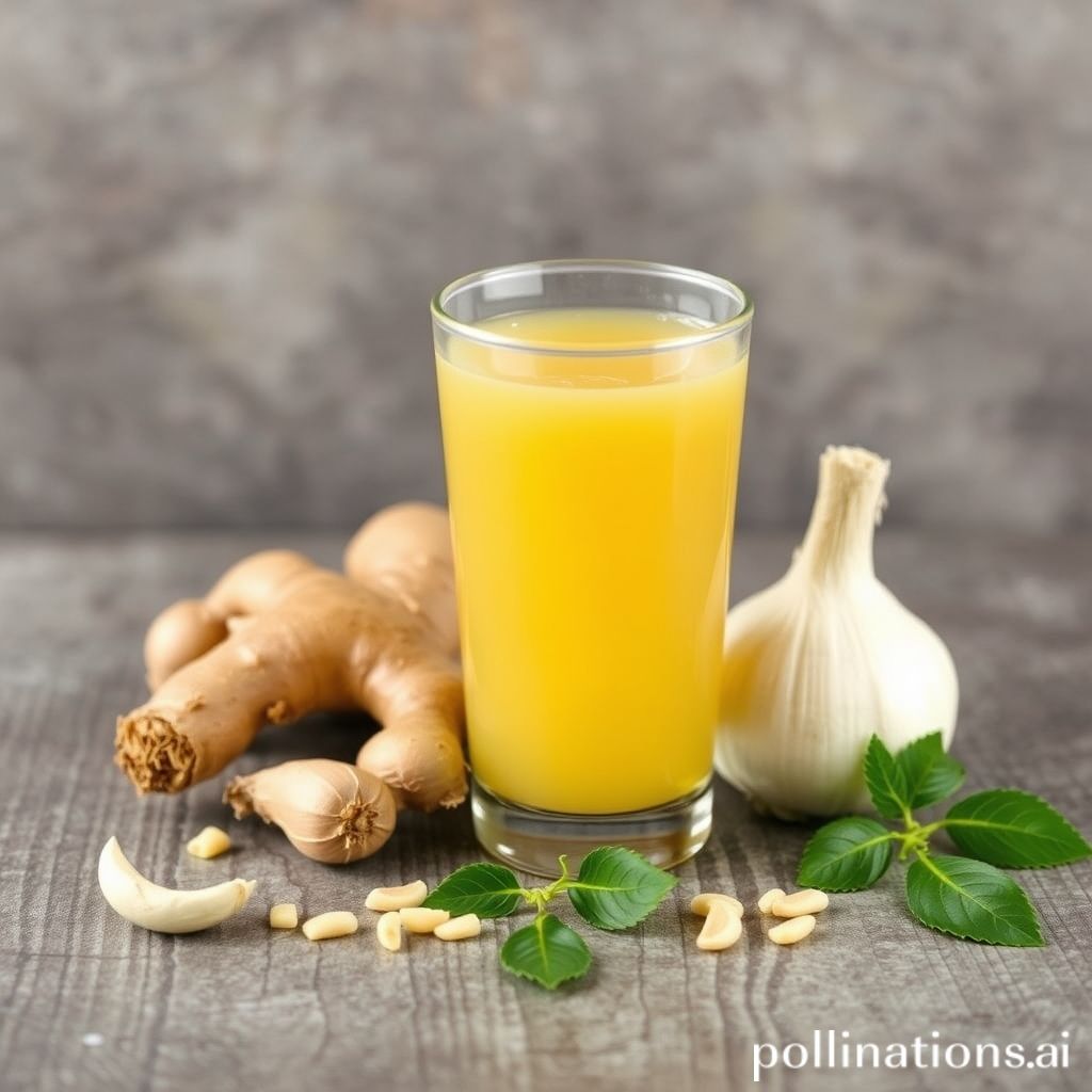 Ginger Garlic Juice: A Natural Health Booster
