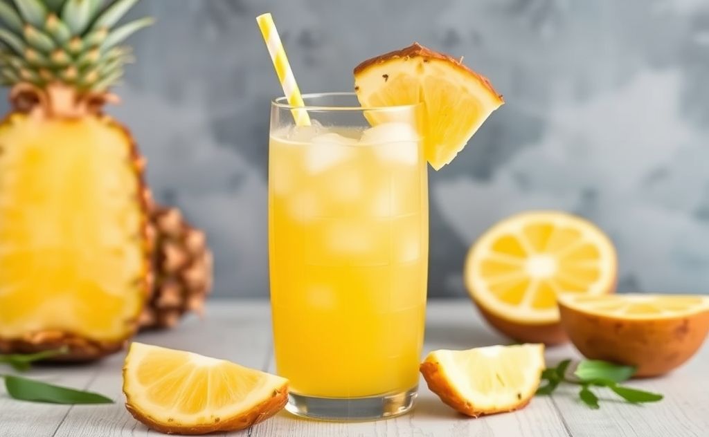 Health benefits of pineapple juice no added sugar