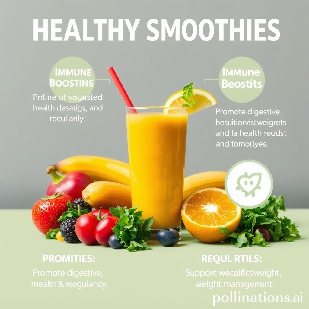 Health Benefits of Smoothies: Immune Boosting, Digestive Health, and Weight Management