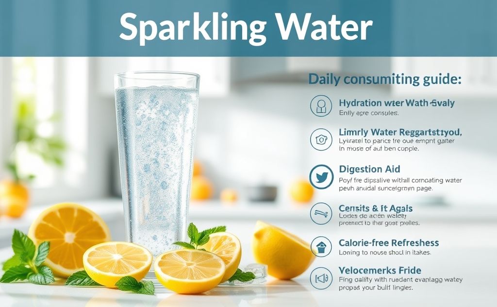 Health benefits sparkling water daily intake guide