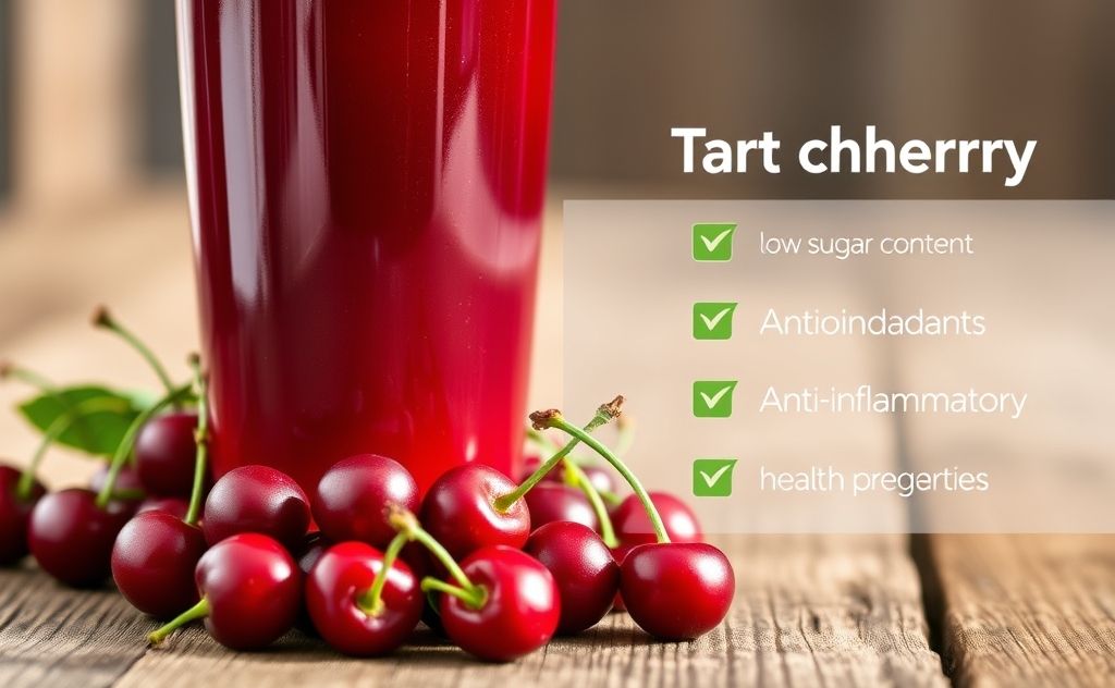 Health benefits tart cherry juice sugar content