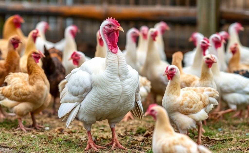Health risks of raising turkeys with chickens
