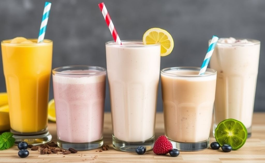 Healthier milkshake options for daily enjoyment
