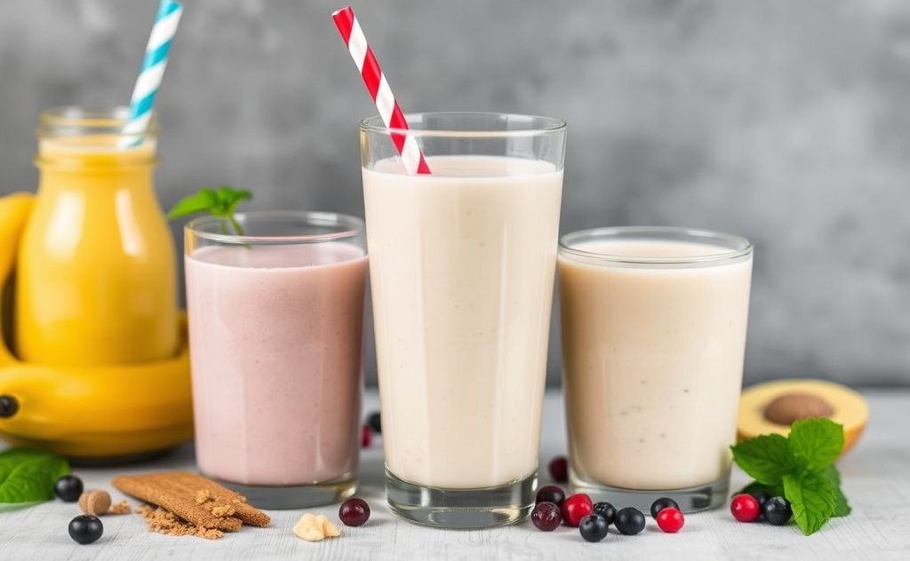 Healthier milkshake options for weight control
