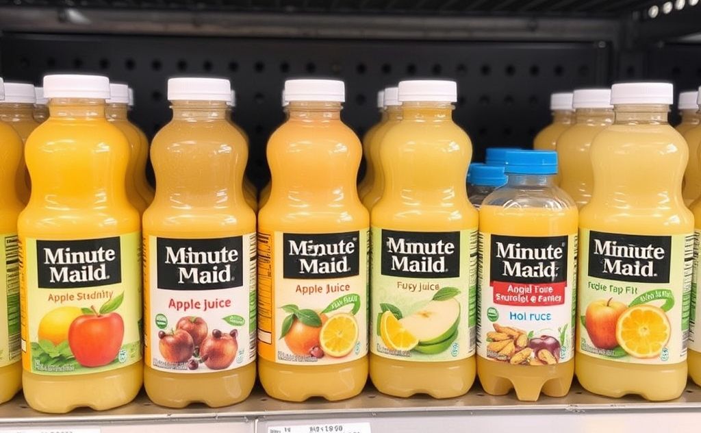 Healthier options than Minute Maid apple juice