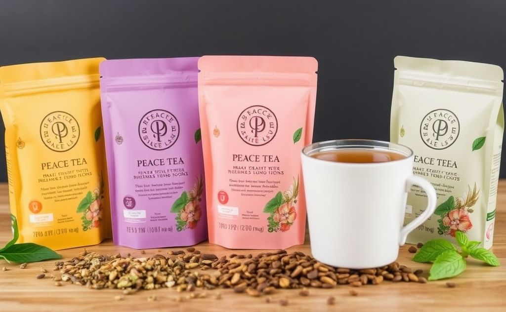 Healthier tea options with Peace Teas benefits