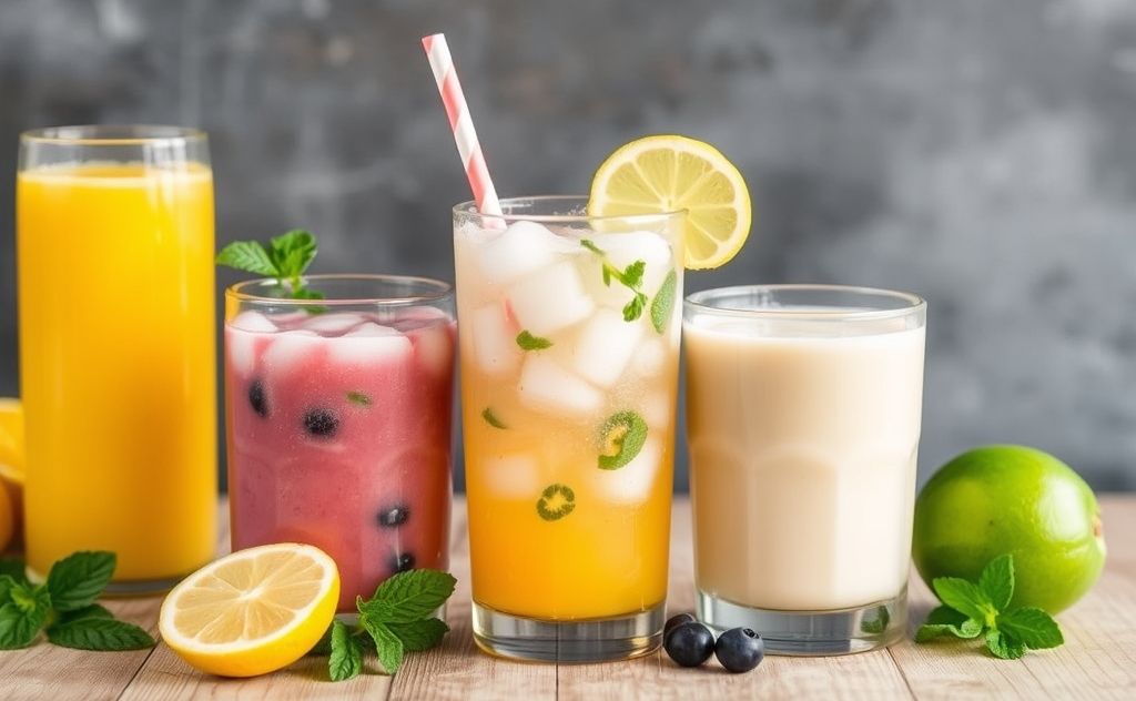 Healthy beverages for a liquid diet