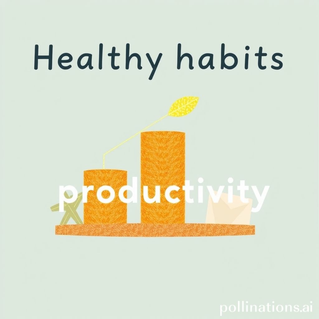 Healthy habits for productivity