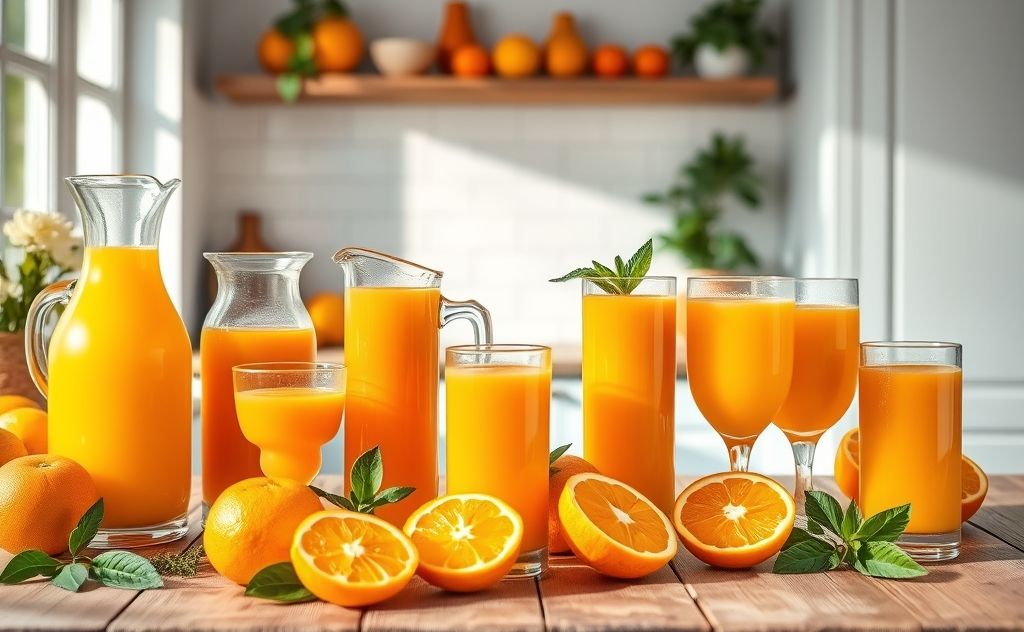 Healthy orange juice options for better living