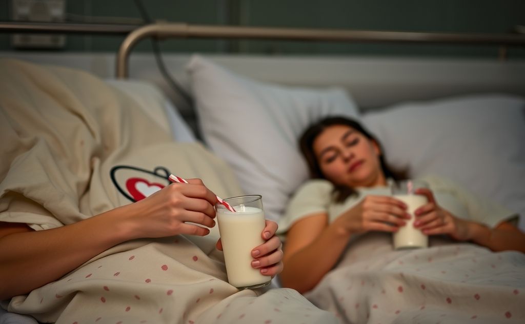 Heart patients consuming milk at night benefits