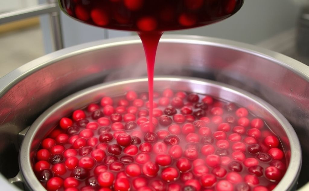 Heat enhances cranberry juice extraction process.