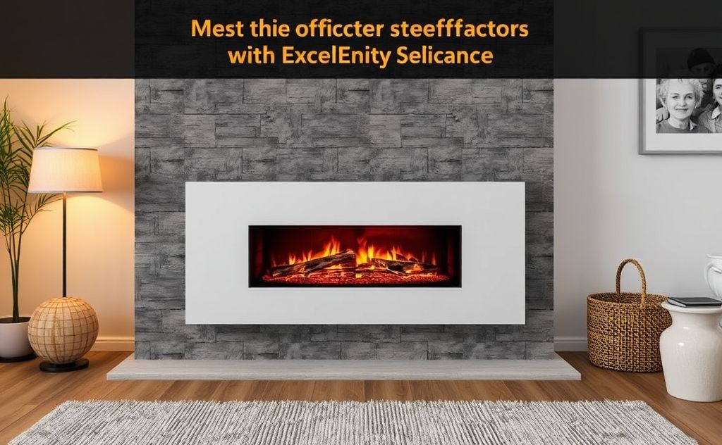 Heat output factors electric fireplace efficiency