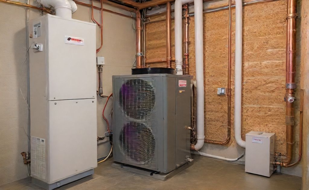Heat pump efficiency compared to hydronic boiler