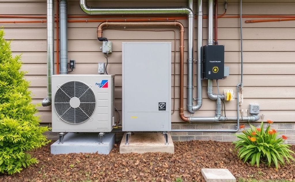 Heat pump integration in home HVAC systems