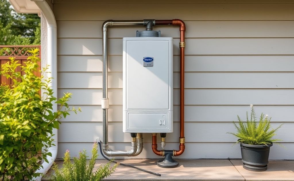 Heat pump water heater in a quiet home setting